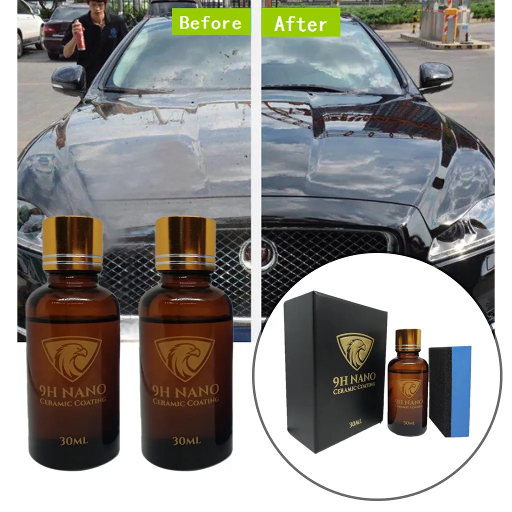  Franchise 2pcs Nano Fix It Pro 9H Car Oxidation Liquid Ceramic Coat Super Hydrophobic Glass Coating