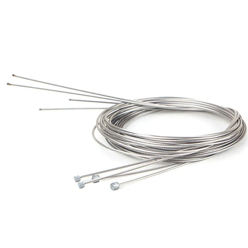 cheap Road bike MTB Bike Fixed Gear Bicycle Brake Line Shift Cable Shifter Gear Brake Cable Sets Core Inner Wire Steel Speed line