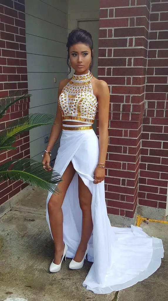 gold outfits for women