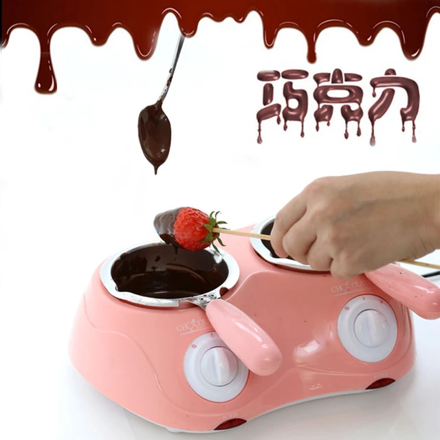 Chocolate Melting Pot Kits Electric Chocolate Melting Warming Fondue  Fountain Pot for Melting Chocolate Candy Butter La Fondue - AliExpress