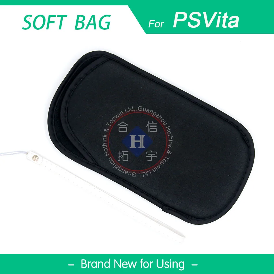 

New Soft Bag Wrist Strap Shockproof Bag Protect Soft Case For PS Vita PSV 1000 / PSV 2000 PSVITA Slim