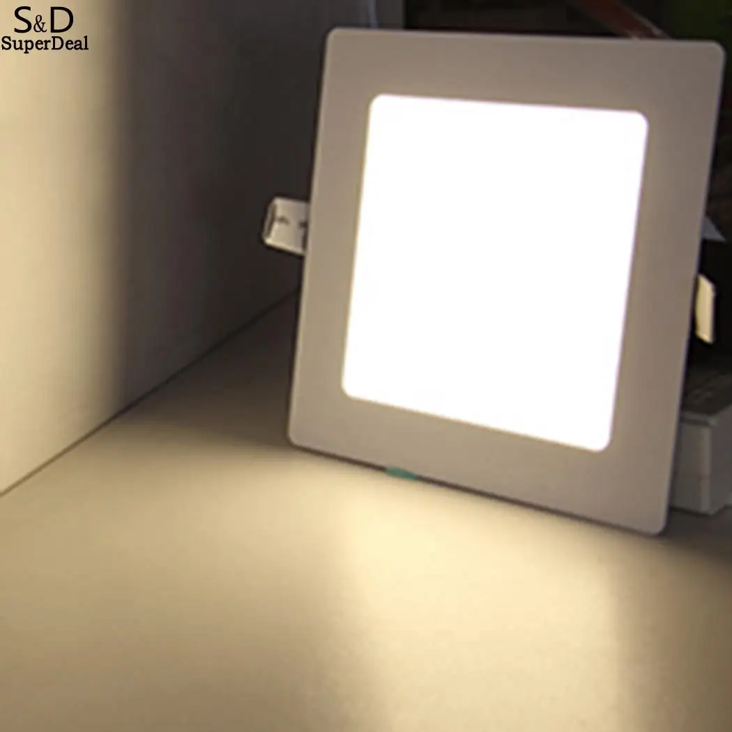 

Led Design 6w Aluminum Led Panel Powerful Lighting Square Slim Panel Light