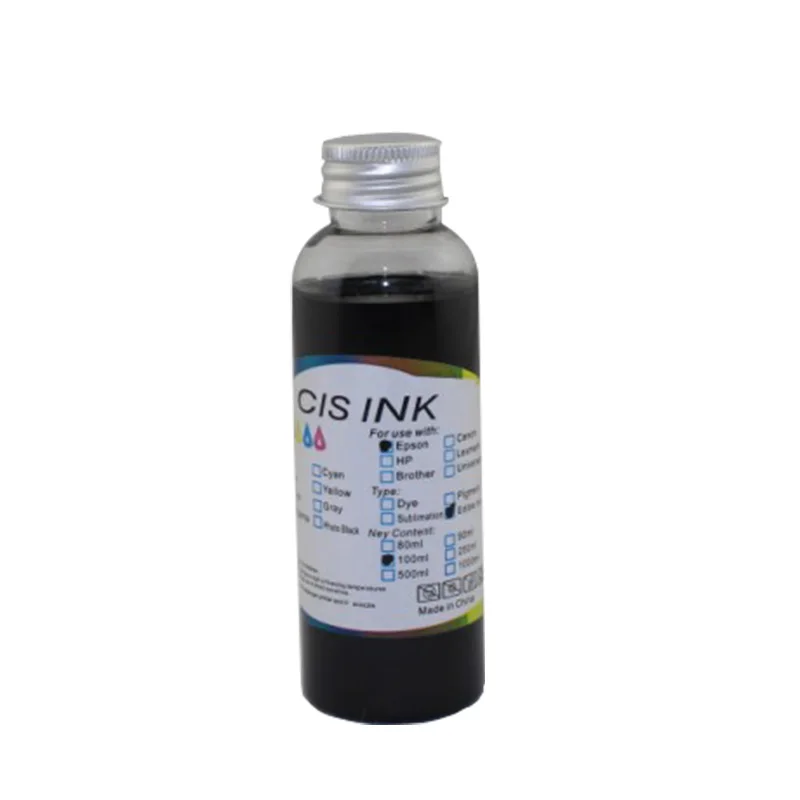 Съедобные чернила для принтера Epson Stylus T23 T24 TX105 TX115 T1171 T0732N T0733N T0734N 4 цвета СНПЧ