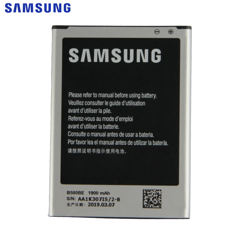 Samsung сменный аккумулятор B500BE B500AE для samsung GALAXY S4 Mini NFC Project J Mini i9190 i9192 i9198 i9195 1900 мАч