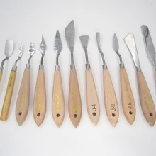 11 шт. палитра текстура скребка инструмент краски искусство масло смесь скребка Рисование шпатель художника краски er ящик пигментные акварельные краски студента