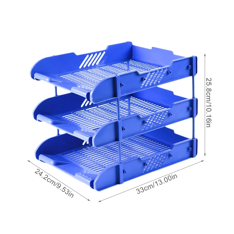 Настольный органайзер 3 лотка файл держатель файл лоток для письма бумага документ Офис рабочего стола