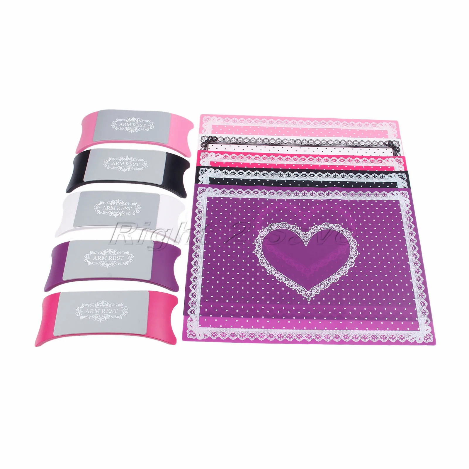 Nail Art Silicone Table Mat + Nail Arm Rest Nail art sets Professional