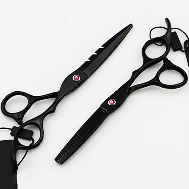 6 дюймов Резка истончение инструмент для укладки волос ножницы из нержавеющей стали парикмахерские ножницы Профессиональные парикмахерские