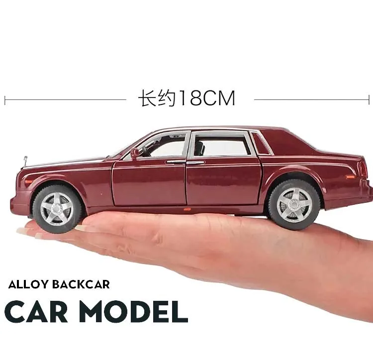 1:32 игрушечный автомобиль отличное качество Rolls Royce Phantom Металлический Игрушечный
