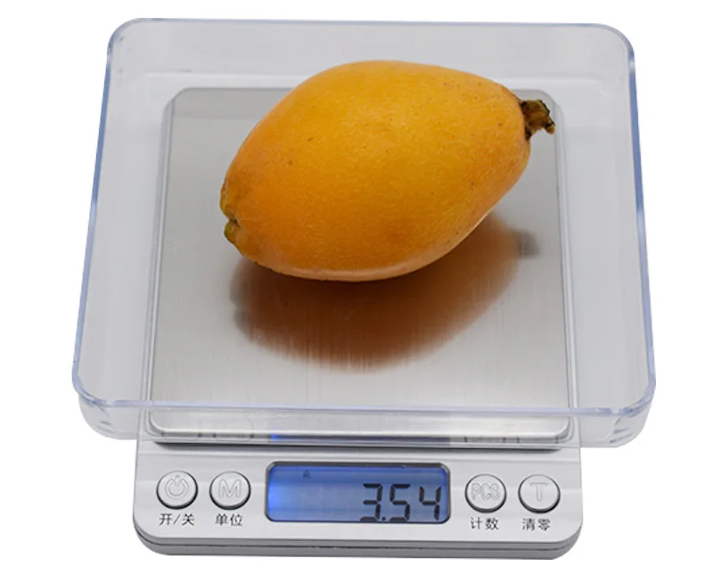 Digital Kitchen Scale Mini Pocket Stainless Steel High Precision Jewelry Electronic Balance Weight Gold Grams