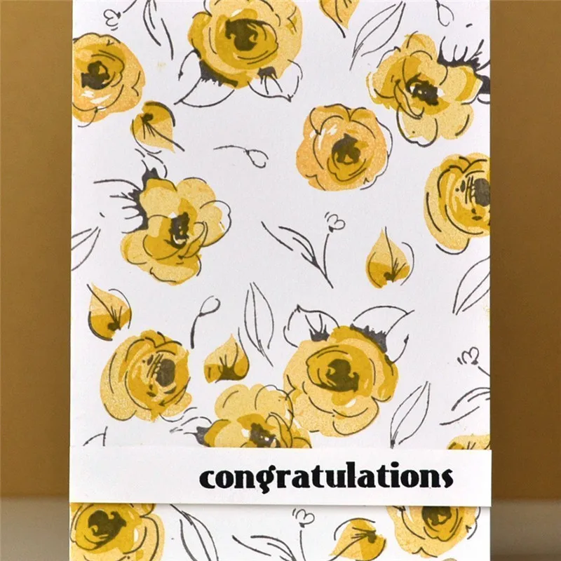 

Naifumodo Flower Cutting Dies and Stamps Clear for DIY Scrapbooking Die Cuts for Card Making Crafts Die Photo Album Paper