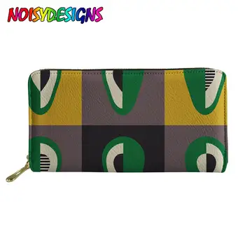 

NOISYDESIGNS Long Section Wallet Woman Avocado Custom Cell Phone Pocket Card Holder Wallet High Quality Monederos Para Mujer