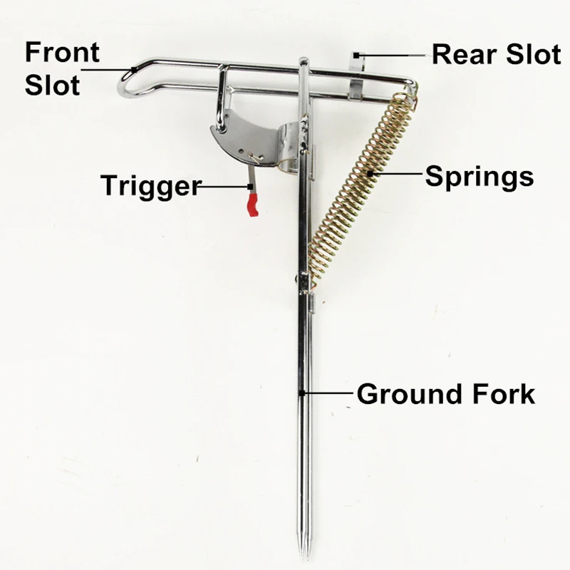 Fishing Rod Holder Fishing Pole Spring Fishing Rod Retriever Automatic Fishing Rod Holder Fishing Pole Spring Fishing Rod Retriever Automatic