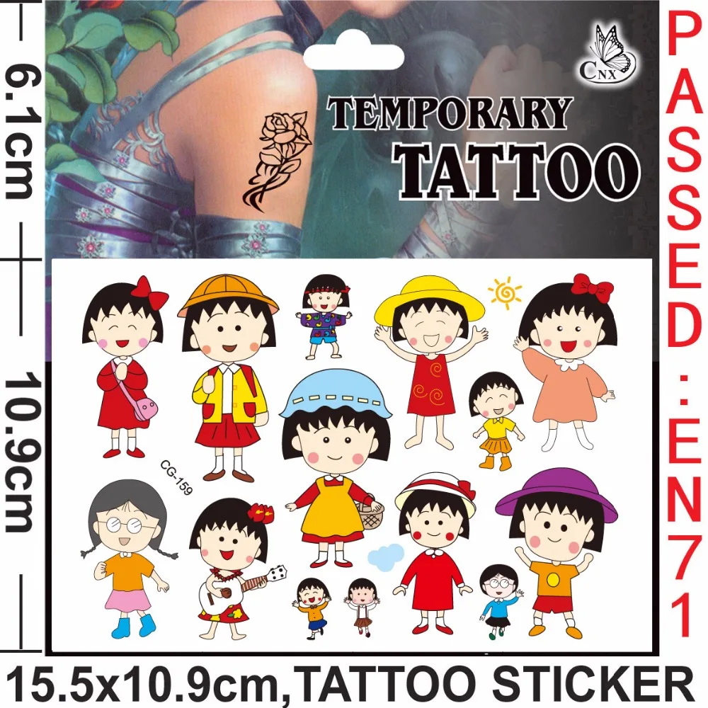 Cartoon Dora Bambina Sveglia personalizzato Flash i bambini della pelle Adesivi colorati Del Tatuaggio All henn¨ Impermeabile bambini svegli Sticker in