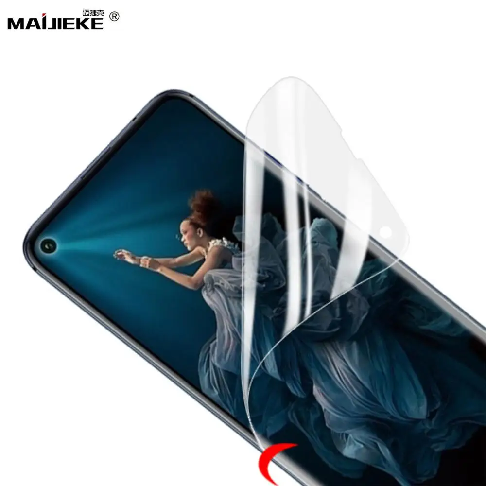 

6D Soft Hydrogel Film For Huawei Honor V8 V9 Play Foil Screen Protector V10 V20 View 20 P Smart Screen Guard Gel Full Cover Film
