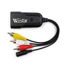 Новое поступление Wiistar HDMI К AV адаптер HD видео конвертер HDMI к мужскому RCA AV/CVSB L/R видео 1080 P HDMI2AV Поддержка NTSC PAL