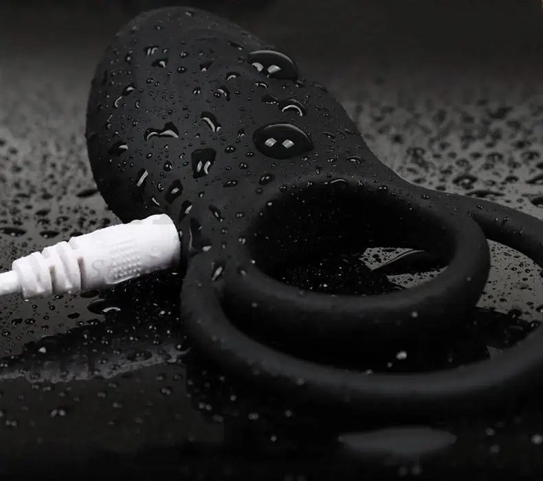 Вибратор с 10 скоростями задержки эякуляции вибрационное кольцо USB зарядкой