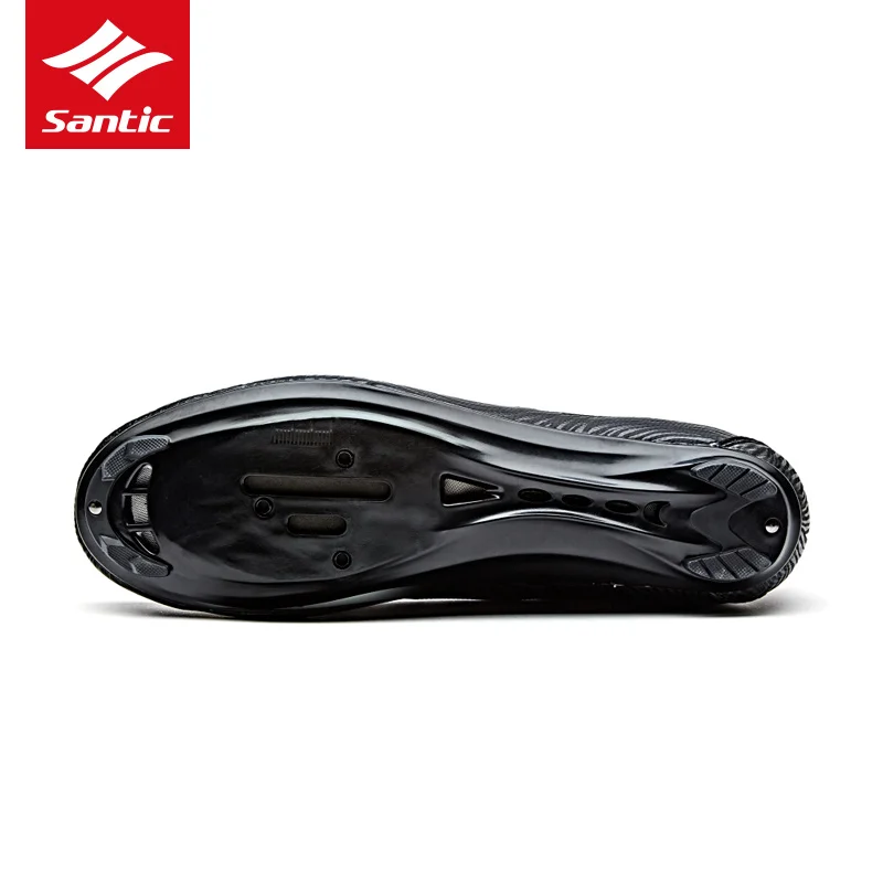 Santic Men's Pro Cycling Shoes Road Bike Lock Shoes Nylon Sole TPU Breathable Self-locking Sports Bicycle Riding Equipment