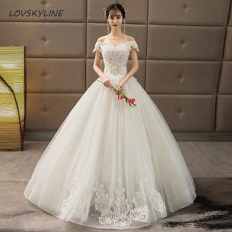 

Real Pictures Ball Gown Bridal Dress Vintage Muslim Plus Sizes Lace Wedding Dress Princess with Sleeve