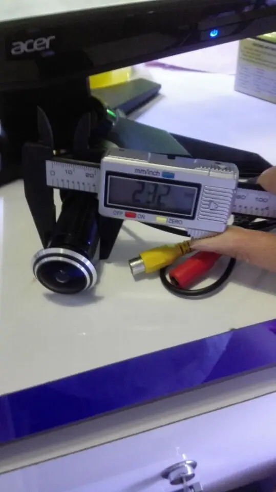 170 широкоугольная CCD Проводная мини камера дверного глазка глазок HD 1000TVL цветная