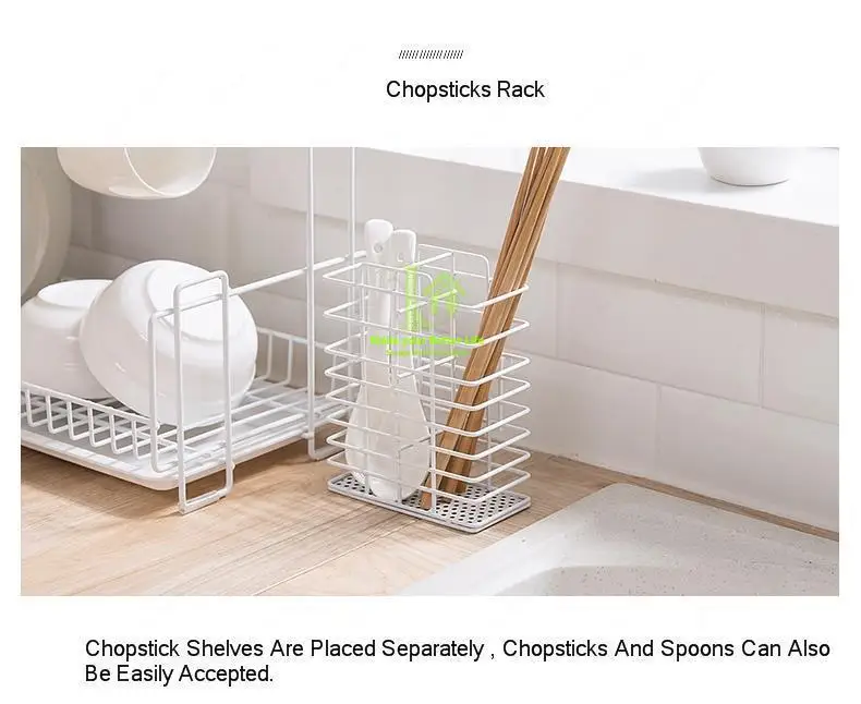 Creative kitchen drain rack, dishes and chopsticks rack, sink, multi-layer storage rack, sorting and storage rack