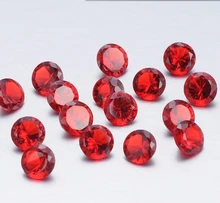 Hot Selling 5mm Round Red Color Birthstone Floating Charm For Memory Lockets Beautiful Gift July