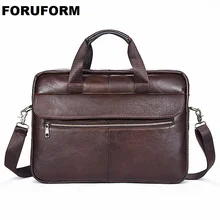 Топ класс Мужской винтажный из натуральной кожи портфель сумка через плечо портфель сумка для ноутбука сумка из натуральной кожи LI-2156