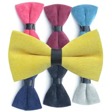 Вельветовый мужской галстук-бабочка высокого качества галстук-бабочка толстый галстук-бабочка Гладкий Цельный Галстук мягкий хлопок декоративное украшение в виде бабочек узоры Галстуки