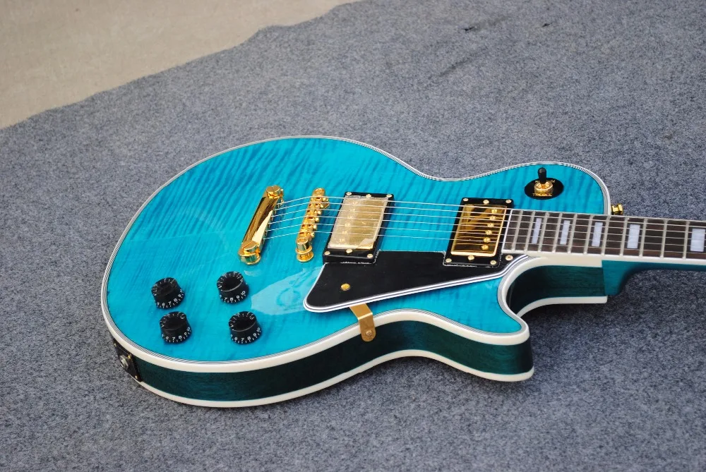 

Electric Guitar/Blue High Quality Customizable Guitar/Chinese Electric Guitar