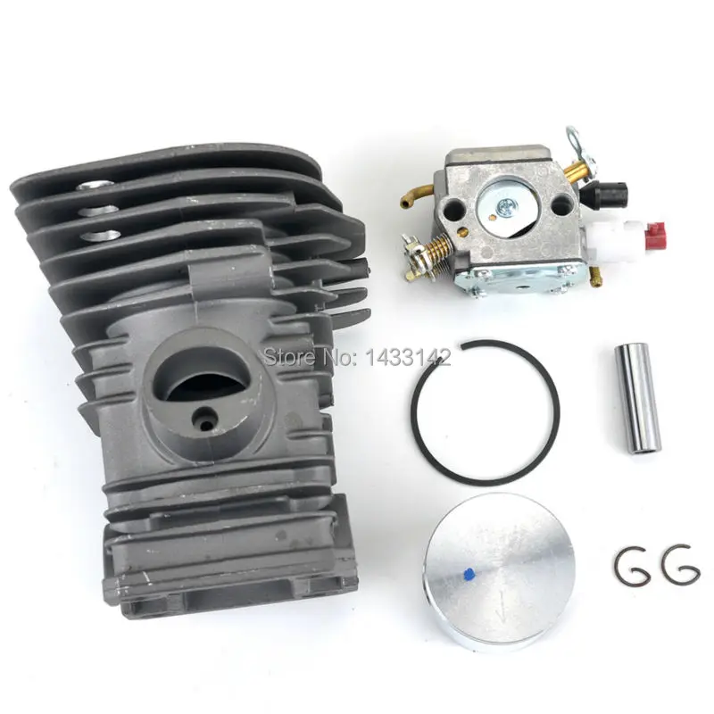 

Free Shipping Carburetor Cylinder Piston Kits for 340 345 Carb Chainsaw Parts 503870276 503 28 32-08