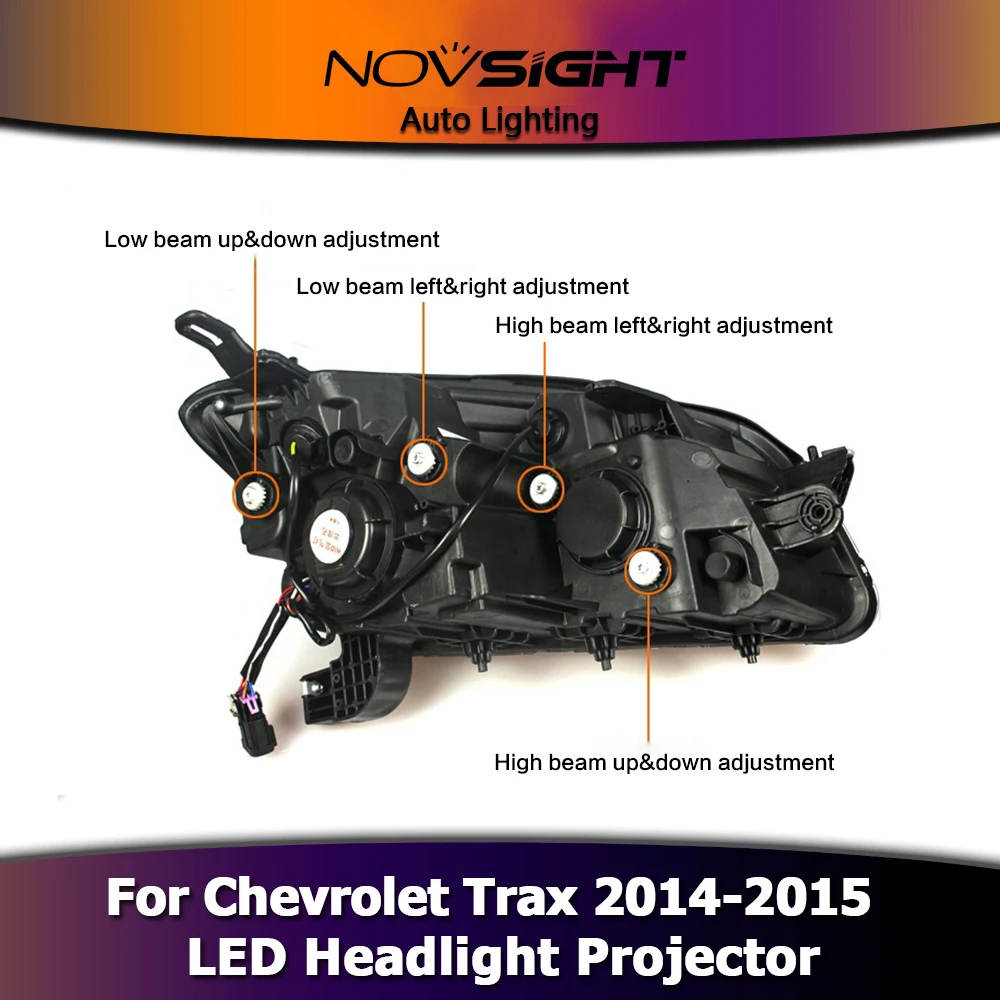 NOVSIGHT 2 шт. автомобильные лампы светодиодные прожекторы Противотуманные фары