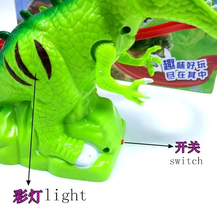 Детские электрические треки восхождения лестница динозавр игрушки Светящиеся со звуком детские игрушки животные модель интерактивные