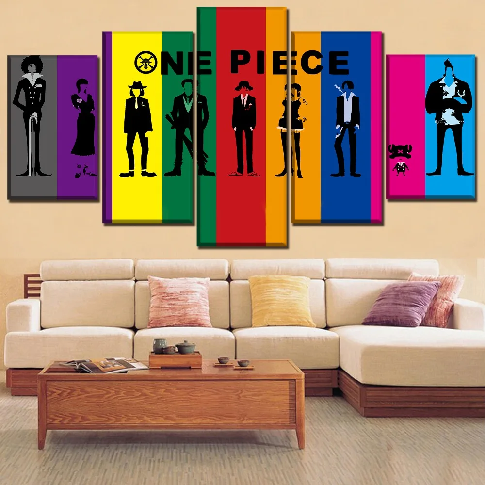 

Modern Home Decor Picture Wall Art Canvas Painting One Piece Anime HD Printed Poster Paintings on Canvas Wall Art for Artwork