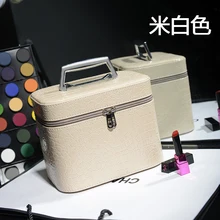 2017 de Corea Mujeres Multifuncional Bolso Cosmético Del Maquillaje del Organizador del Bolso Bolsa de Viaje Portátil Bolsas de Embrague Caja De Almacenamiento de Belleza