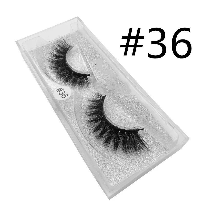 

1 pair 3d mink eyelashes makeup natural long false lashes fluffy mink fake eyelashes volume eye lashes extension