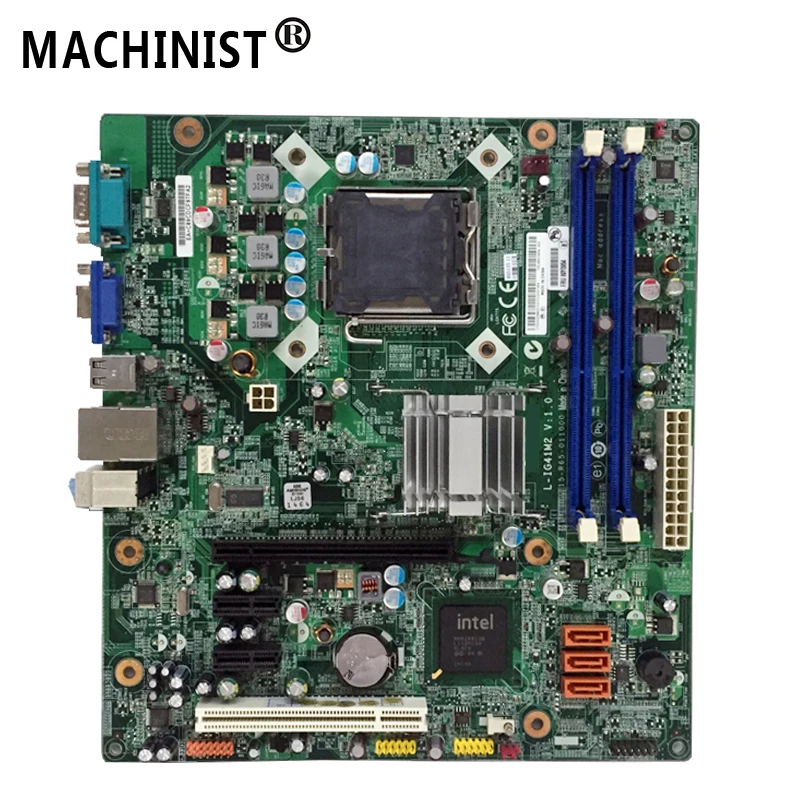 Оригинальная десктопная материнская плата Lenovo A70 M70E G41 LGA 775 DDR3 89Y0954 Бесплатная