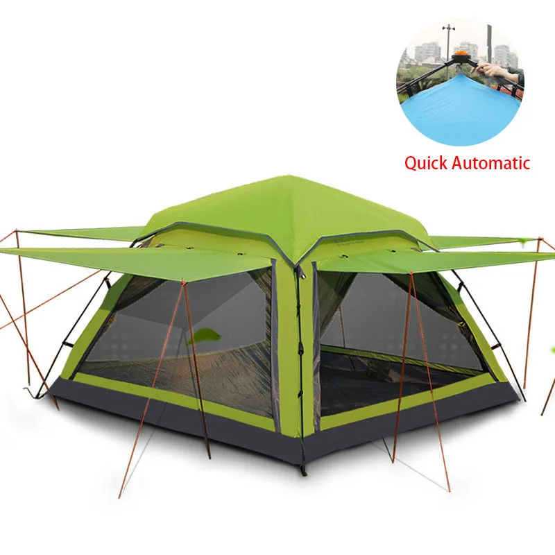

Flytop 3-4 person Waterproof Tent Ultralight Quick Automatic Opening Outdoor Hiking Picnic tents large family beach tents