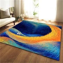 Прямоугольник полиэстер ткань мягкое противоскользящее покрытие морщин стойкая машинная стирка салон ковёр для гостиной большой коврик для игр