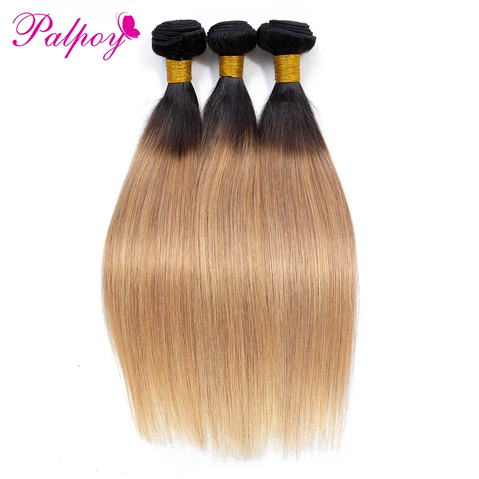  Abdo Color 1B/27 Peruvian Straight Hair Weave Ombre Hair Extensions Two Tone Remy Hair Bundles 10-2