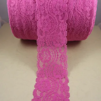 

A roll 142 yards 58mm width Elastic Stretch Lace trim sewing headband accessories K10(1)