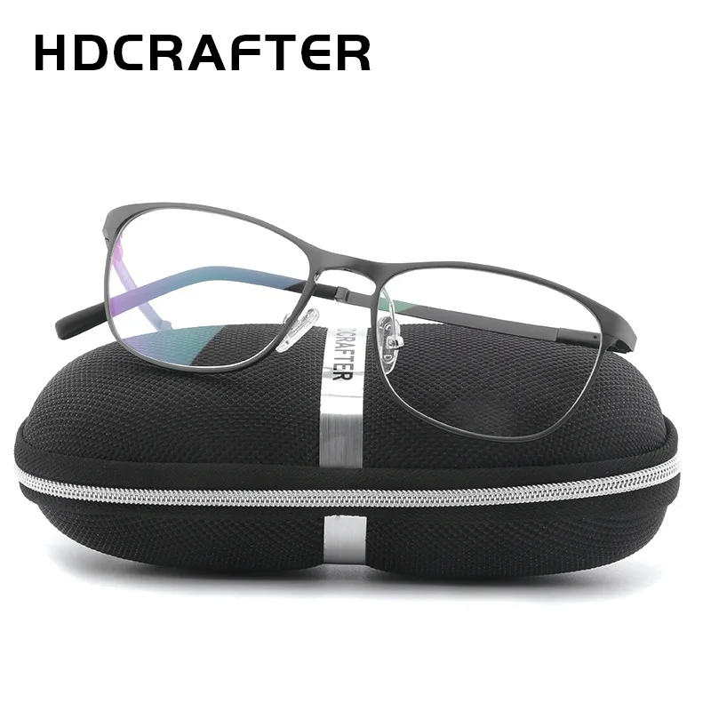 HDCRAFTER Рецептурные очки оправа для мужчин и женщин анти голубой свет компьютера прозрачные очки для чтения оптические прозрачные очки