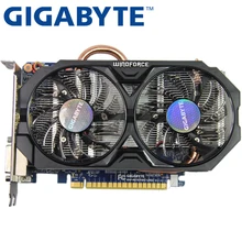 Оригинальная Видеокарта GIGABYTE GTX 750 Ti 2 Гб 128 бит GDDR5, видеокарты для nVIDIA Geforce GTX 750Ti Hdmi Dvi, используемые карты VGA