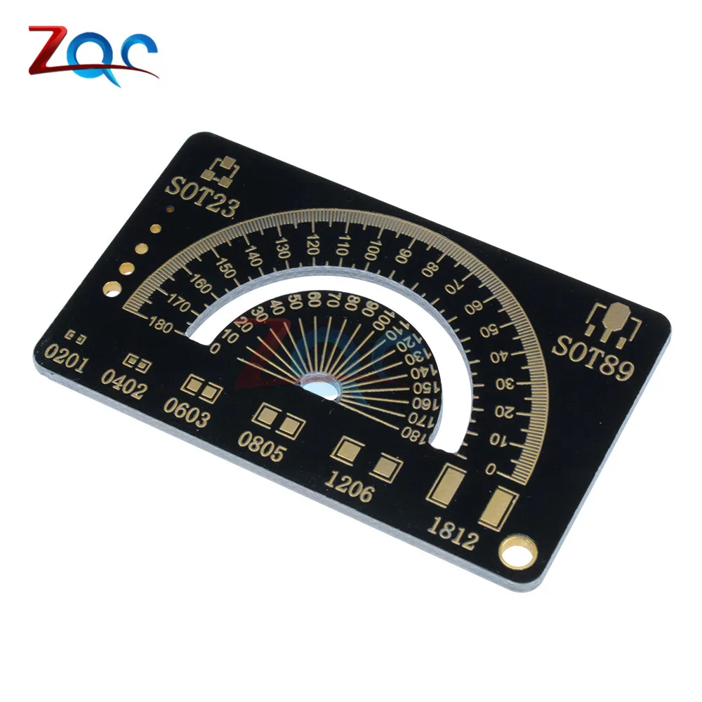 Многофункциональная линейка PCB 4 см измерительный инструмент резистор