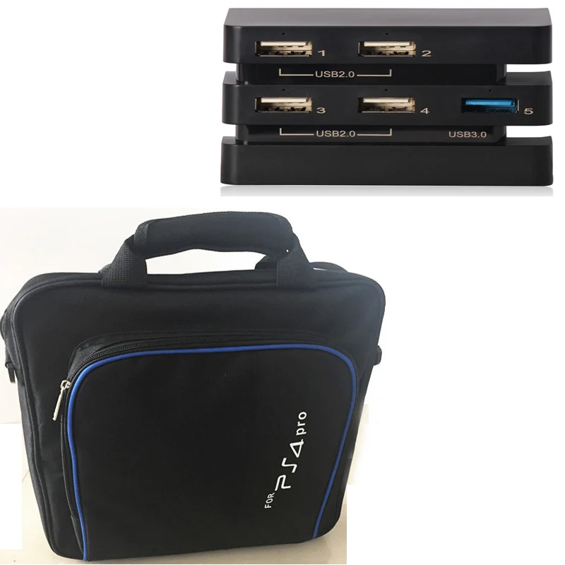 Сумка для переноски PS4 PRO PS 4 чехол путешествий + удлинитель usb адаптера