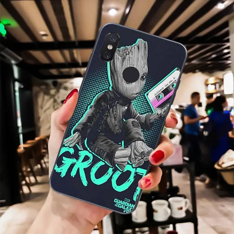 Yinuoda стражи для Galaxy Marvel черный чехол телефона Xiaomi Mi 6 Mix2 Mix2S Note3 8 8lite Redmi 5 note5 Note4