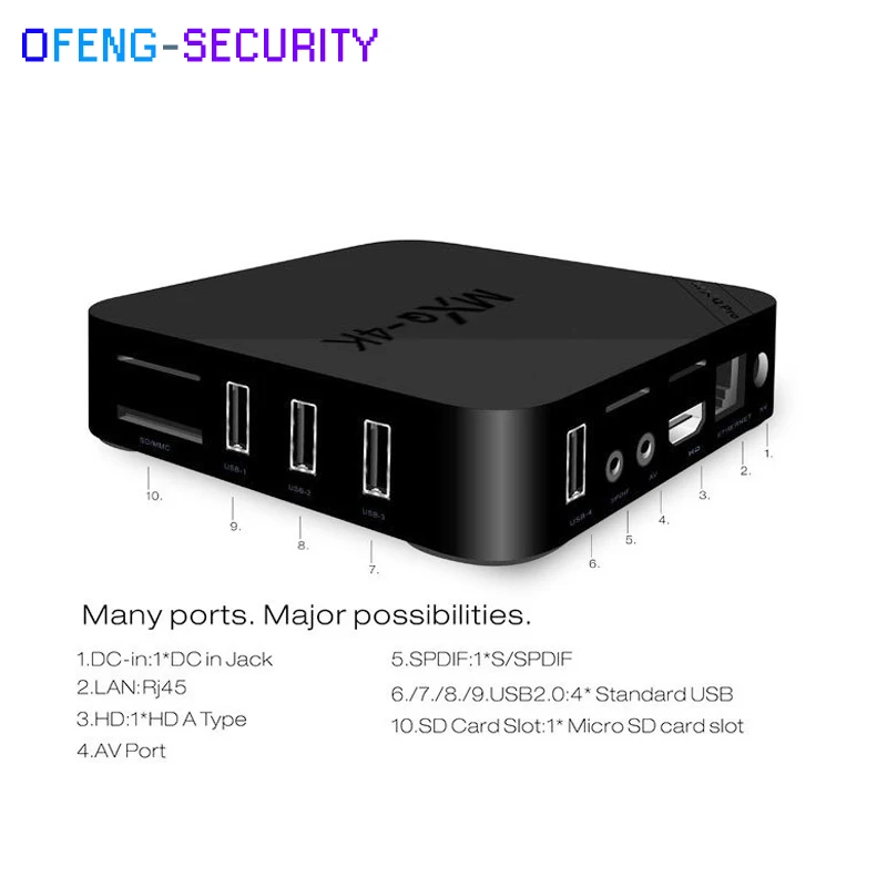 Приставка Смарт ТВ MXQ4K 10 шт./лот четырехъядерный процессор RK3128 Android 4 kodi 1 ГБ/2 ГБ 8