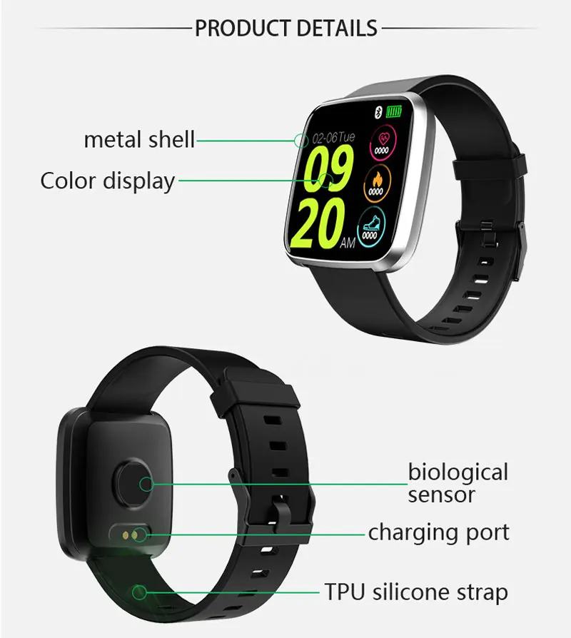 FUYIJIA 1,3 дюймов TFT квадратный экран Смарт часы для мужчин Relogio цифровой розовое золото Smartwatch женские спортивные часы Bluetooth iOS ANDROID
