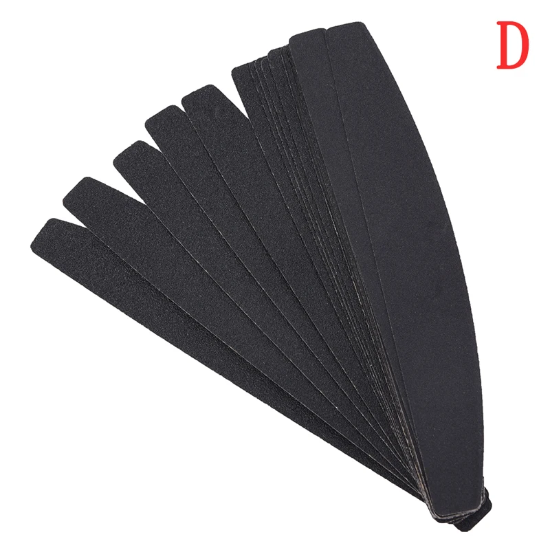 

Double Sided Halfmoon Nail File Calluses Remover Manicure Stainless Steel Handle Sand Paper with 20 pcs Replacement Sand Paper