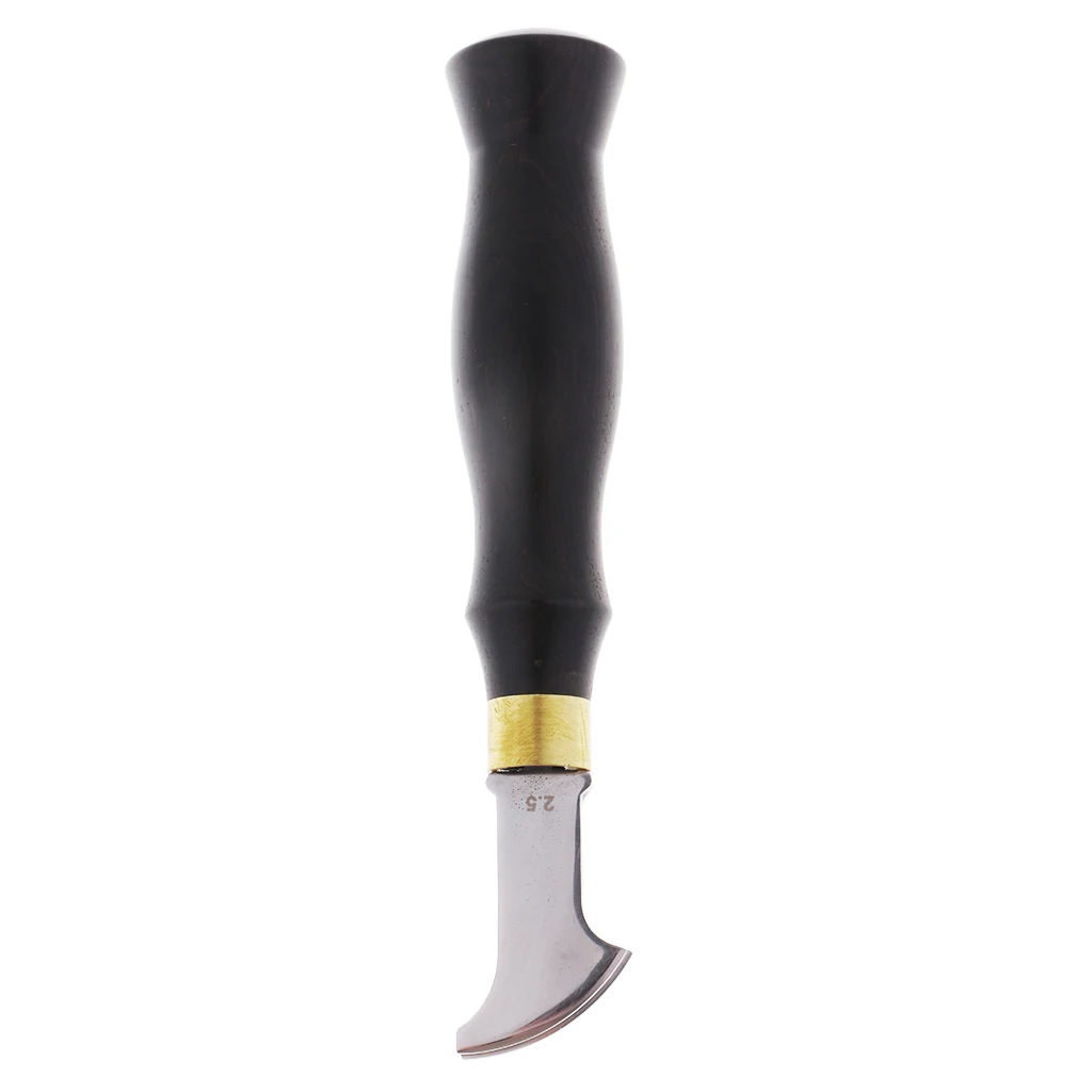 DIY Leather Craft Edge Creaser Stainless Steel Ebony Edge Marking Decorate Tool