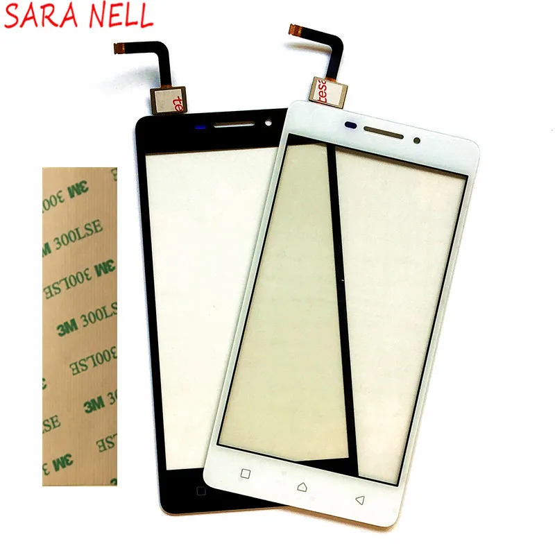 

SARA NELL Moible Phone Touch Sesnor For Lenovo Vibe P1m P1m a40 P1ma40 P1mc50 Touch Screen Panel Digitizer Front Glass with tape